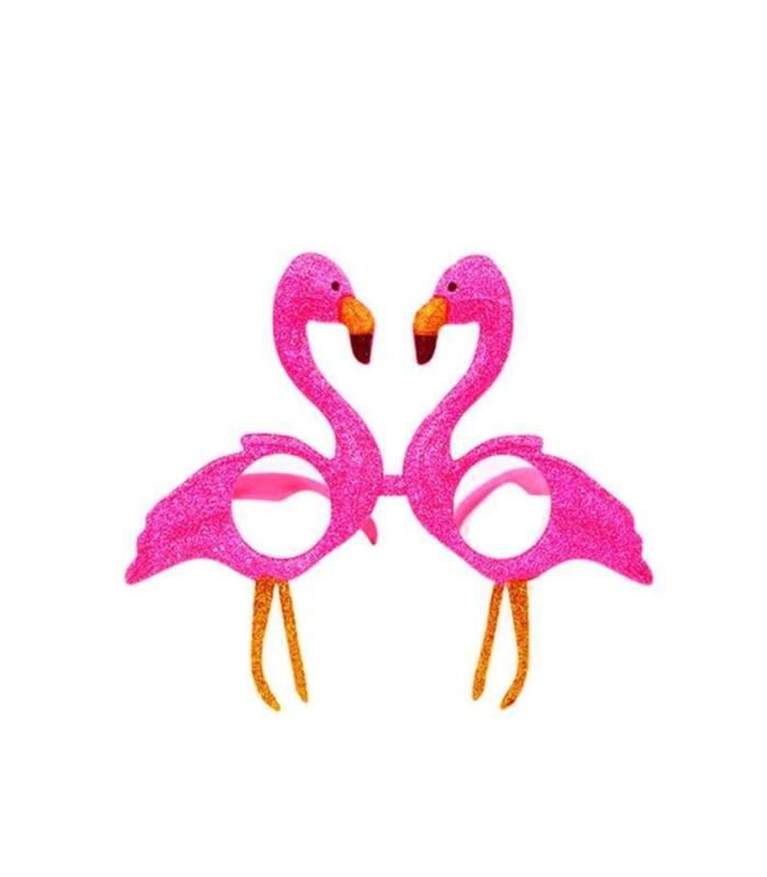 Pembe Flamingo Parti Gözlüğü